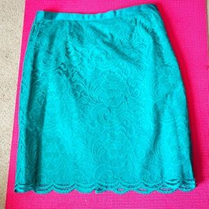 Lace Pencil Skirt